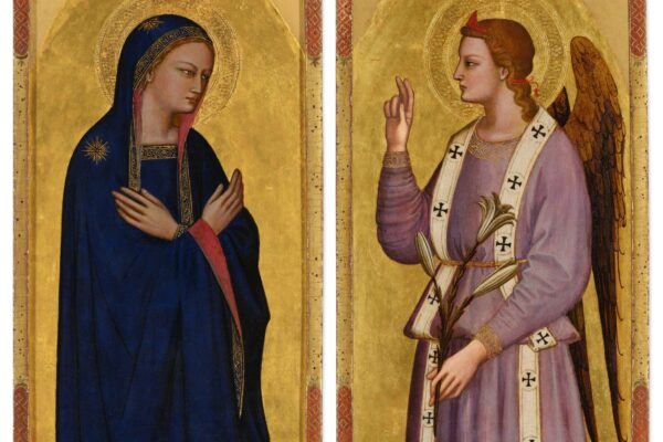 Nardo di Cione, Madonna Annunciate; Archangel Gabriel, Florence 1320-1366